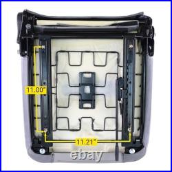 116-8912 Gray Zero Turn Lawn Mower Seat fits Exmark Several wAdjustable Armrest
