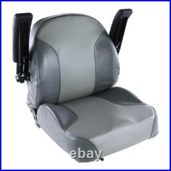 116-8912 Gray Zero Turn Lawn Mower Seat fits Exmark Several wAdjustable Armrest
