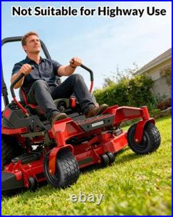 11X6.00-5 Flat Free Lawn Mower Tire and Wheel, Solid Front Tires for Zero Turn M