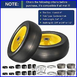 11x4.00-5 Lawn Mower Tires, 11x4.00-5 Zero Turn Mowers Tire on Wheel, 11x4x5