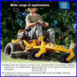 11x6.00-5 Flat Free Tire 2 Pack 11x6.00-5 Tires For Zero Turn Mower With 3/4