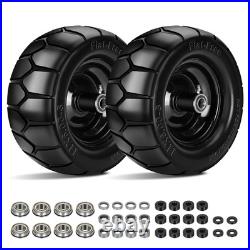 11x6.00-5 Flat Free Tire, 2 Pack 11x6.00-5 Tires for Zero Turn Mower With 3/4 11x6.00-5 Flat Free Tire, 2 Pack 11x6.00-5 Tires for Zero Turn Mower With 3/4