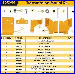 125255 Hydro Transmission Brackets Kit for Zero Turn Mower Hustler Raptor SD SDX