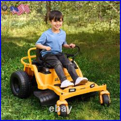 12V Rechargeable Battery Ride On Cub Cadet Zero Turn Mower FREE SHIP