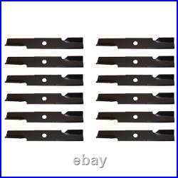 12 High Lift Mower Blades Fits Exmark Zero Turn Mower 48 Deck Repl. 103-6401-S 12 High Lift Mower Blades Fits Exmark Zero Turn Mower 48 Deck Repl. 103-6401-S
