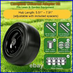 13X6.50-6 Lawn Mower Tires Flat Free, 2 Pack Upgraded 13X6.5-6 Zero Turn Front T