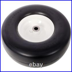 13x5.00 6 Flat Free Solid Lawn Mower Tires 2 Pack Zero Turn Mower Replacement