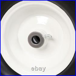 13x5.00 6 Flat Free Solid Lawn Mower Tires 2 Pack Zero Turn Mower Replacement