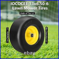 13x6.50-6 Lawn Mower Tires 13x6.50-6 Tires Flat Free for Zero Turn Lawn Mower