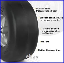 13x6.50-6 TIRE RIM WHEEL ASSEMBLY Zero Turn mower Smooth NO Flat Solid 25m ID 2
