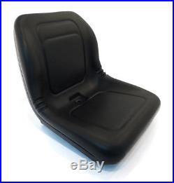 (1) New Black HIGH BACK SEAT for Hustler ZTR Zero Turn Lawn Mower Garden Tractor