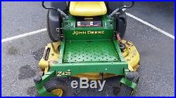 2007 John Deere Z425 23 hp Briggs 48 cut used lawn mower zt JD EZtrak 569 hrs