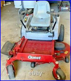2008 Exmark Quest E-Series 52 Zero Turn Riding Lawn Mower Low Hours One Owner