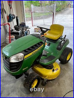 2011 John Deere D100 Riding Mower (with Free Brinly Lawn Aerator)