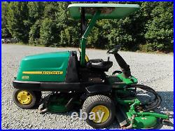 2012 JOHN DEERE 7400 TERRAIN CUT 3 Deck DIESEL 68 ROTARY LAWN MOWER 1,553 HRS