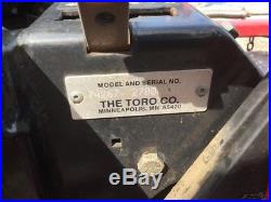 2012 Toro Z Master Diesel Zero Turn Mower with 72 Deck