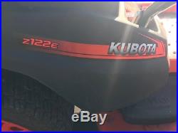 2016 Kubota Z122 Zero Turn Mower Only 99 Hours