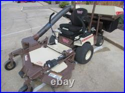 2019 Grasshopper 623T 52 Side Discharge Zero Turn Lawn Mower with12 HT Bagger