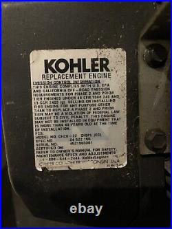 20HP Kohler Command Horizontal Shaft Engine CH20-22, 64510 1998 Grasshopper