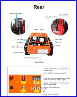 21in Tracked Remote Control Lawn Mower Garden Automatic Grass Cutter Wolfequip