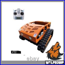 21in Tracked Remote Control Lawn Mower Garden Automatic Grass Cutter Wolfequip