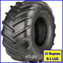 22.5x11.00-10 OTR 22 Magnum Chevron Tire 4ply Zero Turn Mower Pro Grade R-1 Lug