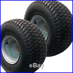 2 20x10.00-8 Tires Wheels Rims Garden Tractor / Zero Turn / Riding Lawn Mower