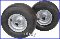 2 New 13x6.50-6 ATW Smooth Tires & Wheels Hustler Raptor Zero Turn Mower 604717