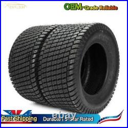 2 Pack 20X10.00-8 Tires, 4 Ply for Lawn Tractor & Zero Turn Mower