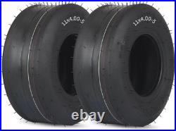2 Pack Tubeless Zero Turn Mower Tires, Smooth Tread