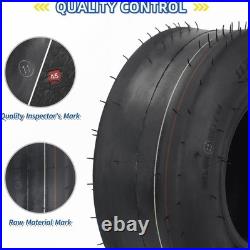 2 Pack Tubeless Zero Turn Mower Tires, Smooth Tread