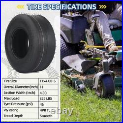 2 Pack Tubeless Zero Turn Mower Tires, Smooth Tread