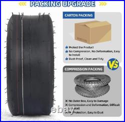 2 Pack Tubeless Zero Turn Mower Tires, Smooth Tread