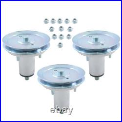 3PK For Gravely Ariens 52 Deck Spindle Assembly withPulley 51537200 51528000 New