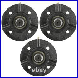 3 Spindle Assembly fits Dixie Chopper 300441 10161 zero-turn 50 60 Short Shaft