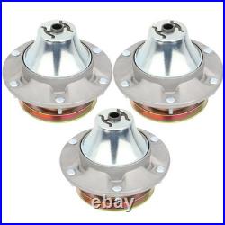 3pc Spindle Pulley Assy For John Deere 757 737 F687 Zero-Turn Mower 54 60 Deck