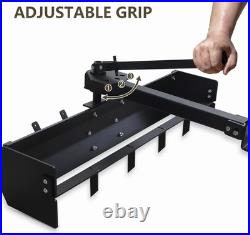 42 Heavy Duty Tow-Behind Box Scraper, Tractor Grader Blade Attachment for ATV