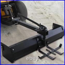 42 Heavy Duty Tow-Behind Box Scraper, Tractor Grader Blade Attachment for ATV