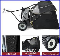 42 Tow behind Lawn Sweeper Leaf Collector Pull behind Grass Sweeper Large Hoppe