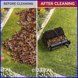 42 Tow behind Lawn Sweeper Leaf Collector Pull behind Grass Sweeper Large Hoppe
