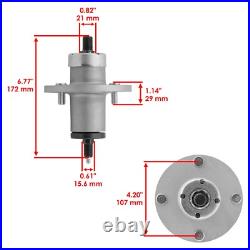 48 Deck Spindle Pulley Blade Belt for John Deere 44L777 Z245 EZtrak Residential