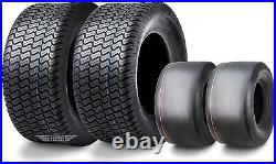 4 WANDA Zero-Turn Lawn Mower Turf Tires 13x6.50-6 & 20x12-10 /4PR -13207/13042