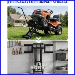500 Lbs Lawn Mower Lift Hydraulic Jack withWheel For Riding Tractor Lawn Mowers US
