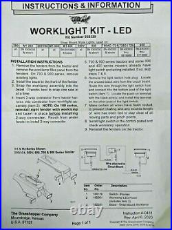 503339 Genuine OEM Grasshopper LED Light Kit. Includes Instruction & Info Sheet