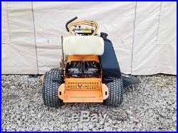 52 Scag V-Ride zero turn commercial stander stand on zero turn lawn mower ZTR