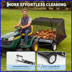 52 Tow Behind Lawn Sweeper 33.55 Cu Ft Hopper Tool-Free Adjustable Brush Height 52 Tow Behind Lawn Sweeper 33.55 Cu Ft Hopper Tool-Free Adjustable Brush Height