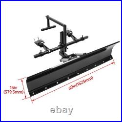 5 ft 60 Snow Blade Steel For Zero Turn Mower Snow Plow Adjustable Universal