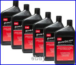 6PK Hypr-Oil 500 114-4713 Hydro Oil 1 Quart Zero Turn Lawn Mowers