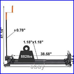 882Lbs Lawn Mower Lift Jack Capacity for Tractors and Zero Turn Lawn Mowers US