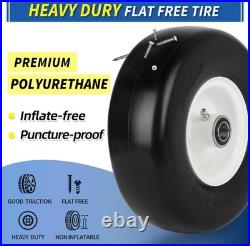 9-Inch Flat-Free Lawn Mower Tire for Zero Turn Mowers Puncture-Proof Design